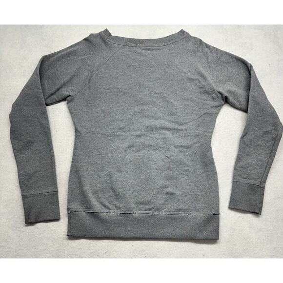 Chevrolet Corvette Logo Womens Sweatshirt Size Large Gray Scoop Neck Vette - Picture 6 of 7